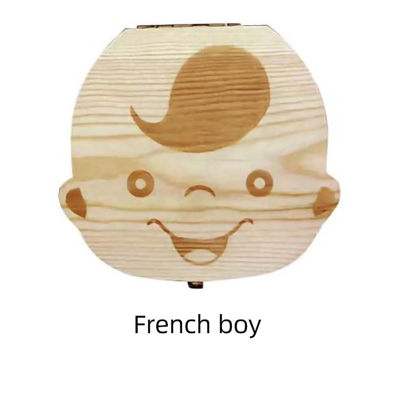 affordable newborn photography near me Baby Tooth Box Spanish/English/Dutch/Russian/French /Italian Wooden Milk Teeth Organizer Storage Boys Girls Baby Souvenirs Gift newborn photos with parents Baby Souvenirs