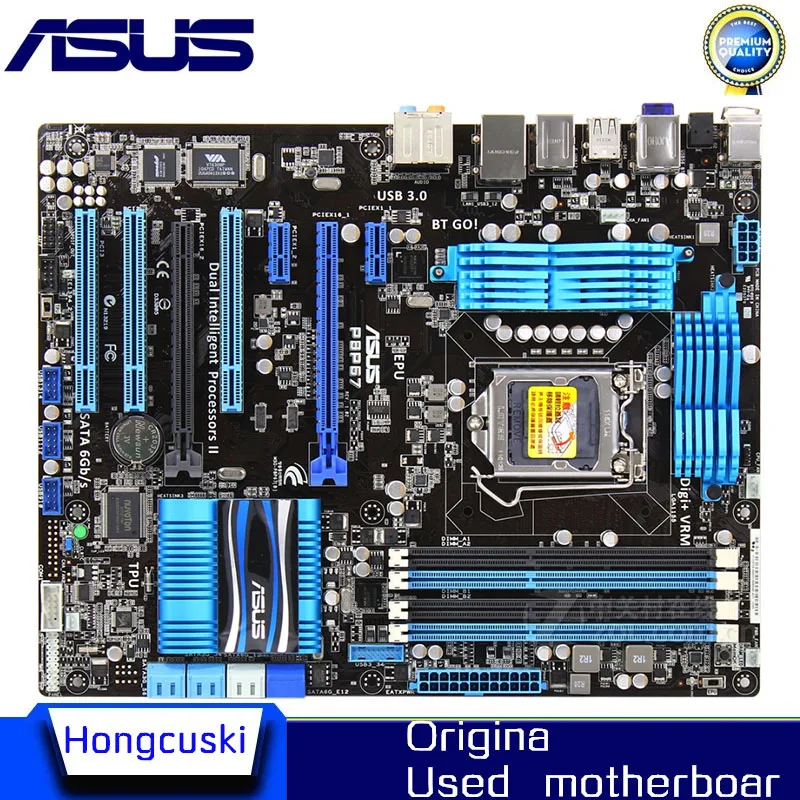 

Для ASUS P8P67 оригинальная материнская плата DDR3 LGA 1155 платы 32 Гб USB2,0 USB3.0 SATA3.0 настольная материнская плата