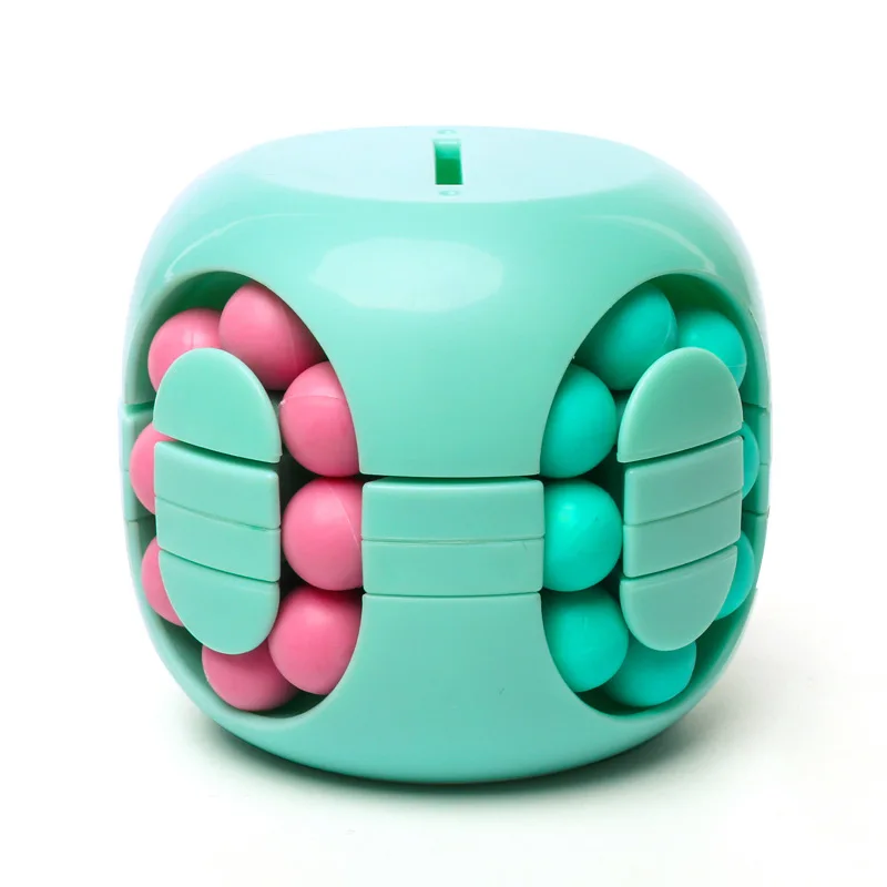 Stress Relief Cube Piggy Bank Antistress Toys for Children Development Adult Fidget Spinner Spinning Bead Kids Educational Gift (1)