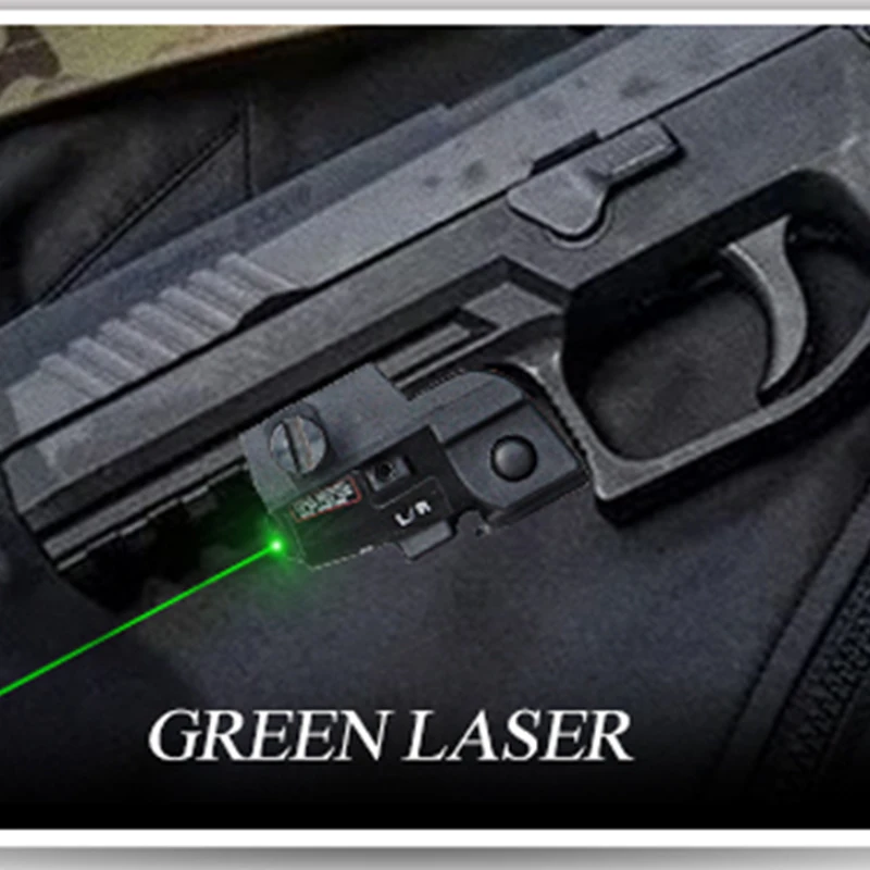 Перезаряжаемые Glock 19 зеленый лазерный прицел тактический Glock 17 пневматический пистолет Пикатинни стрельба лазерная указка