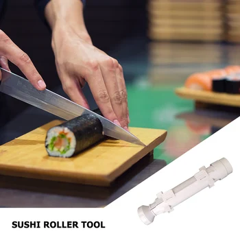 

Hot Sale Sushi Maker DIY Sushi Mold Japanese Roll Rice Mold Kitchen Tools Bazooka Vegetable Meat Rolling Sushi Making Machine