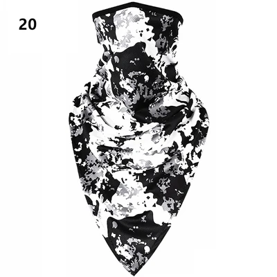 Велоспорт велосипед треугольник спортивный шарф езда на велосипеде шарфы дышащие банданы маска для лица Беговая повязка зимняя Лыжная маска - Цвет: 20