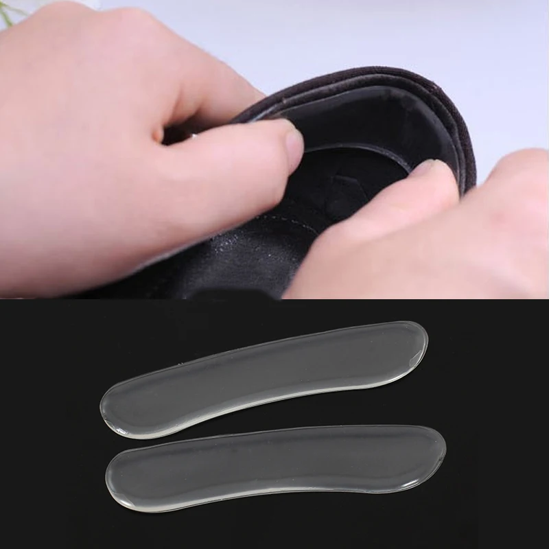 1 пара Rearfoot невидимые силиконовые наклейки прозрачные скольжению ноги обувь на