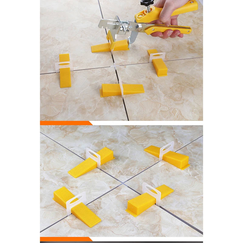 Professional tile leveling tile wall tile leveling system tool plastic clip floor installation tile construction tools