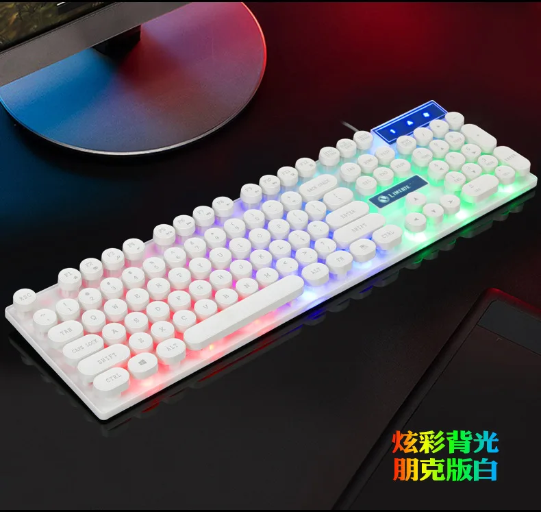Limei Tx30 панк Версия Клавиатура USB кабель бытовой компьютер назад восстановление граммов друзья Круглые части крышка подсветка клавиатура