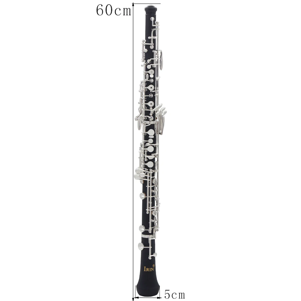 Professionelle C-Tasten-Oboe, halbautomatischer Stil, Bakelit-Oboe, Holzblasinstrument, mit Koffer, Reinigungstuch, Zubehör – Detail 2