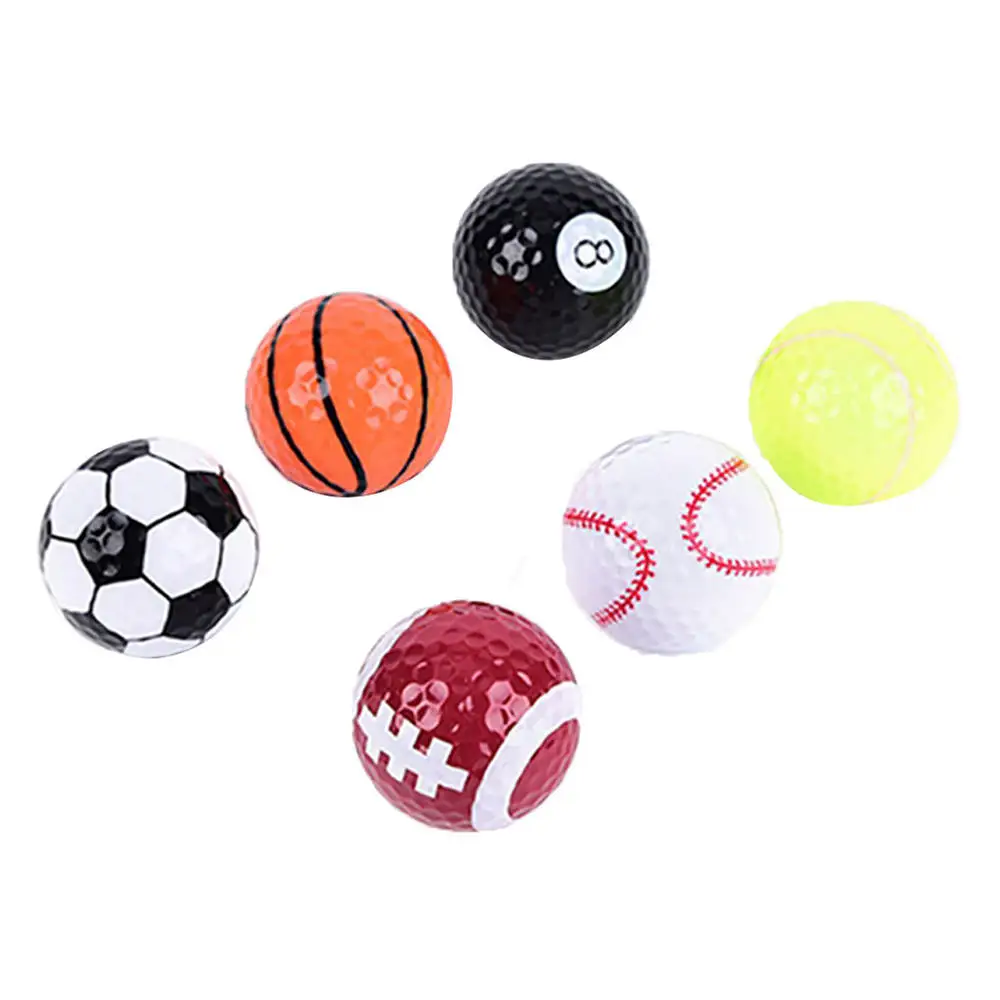 6 pçs set Bolas de Golfe Bola