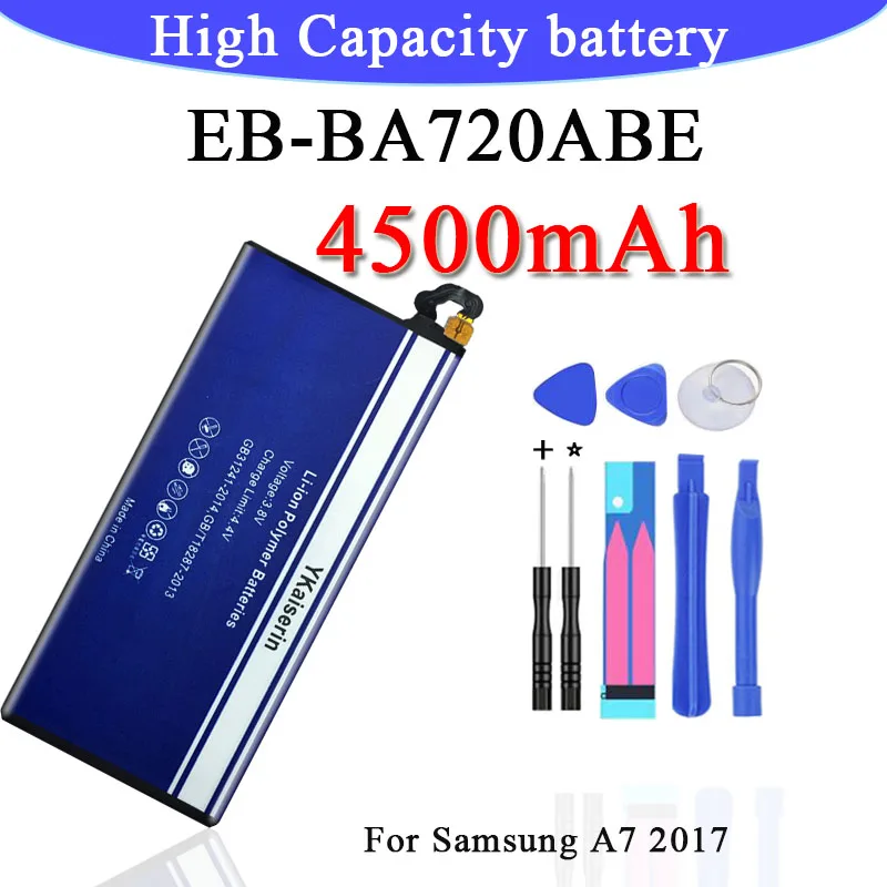 4500 мА/ч, EB-BA720ABE Батарея для samsung Galaxy A7 /SM-J730F/J7 SM-A720 A720F A720S Galaxy J7 Pro