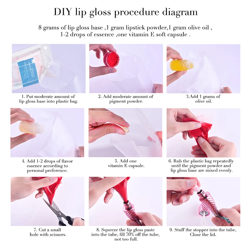 Lip Gloss Base Oil Raw Material Gel Lipstick Flavoring Oil