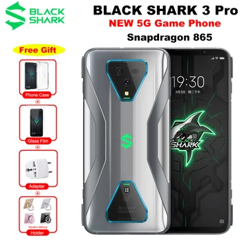 Перейти на Алиэкспресс и купить Новая глобальная версия Xiaomi Black Shark 3 Pro 5G игровой телефон 7,1 дюйм12 Гб 256 ГБ Snapdragon865 64MP 5000 мАч Android10.0 5G смартфон