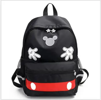 

Minnie Large Capacity Plush Backpacks Mickey Cartoon Fashion Student Schoolbag Women Bags Girl Travel Packet
