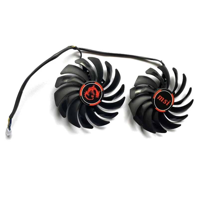 Вентиляторы и охлаждение 95 мм 4pin PLD10010S12HH для MSI GTX 1060 1070 1080 TI RX 470 570 RX580 вентилятор