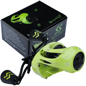 SUPER PROMO ❤️ Sougayilang Baitcasting Reels New Profile Design Fishing Reel 17.6 Lbs Carbon Fiber Drag 9+1 Stainless Steel Bearings 8.0:1 - discount item 49% OFF Sports & Entertainment