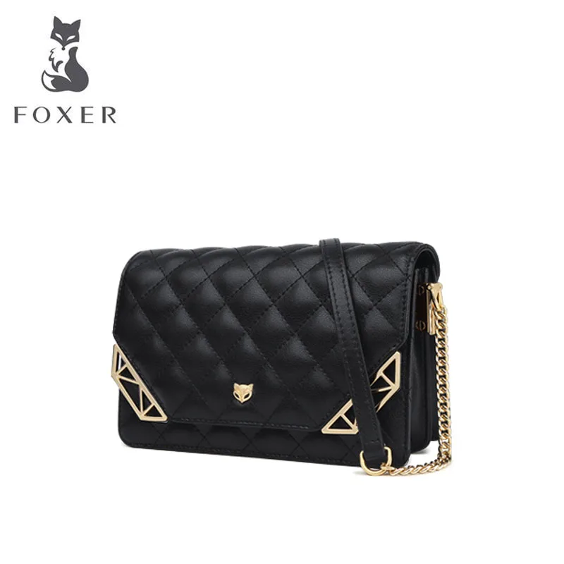 FOXER, женские кожаные сумки, модная сумка из воловьей кожи, роскошные сумки, женские сумки, дизайнерские сумки, известный бренд, женские сумки через плечо