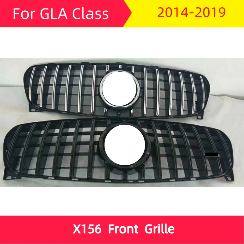 GT Передняя решетка для X156- GLA класса GLA180 GLA200 GLA260 ABS передний бампер Стайлинг автомобильной решетки