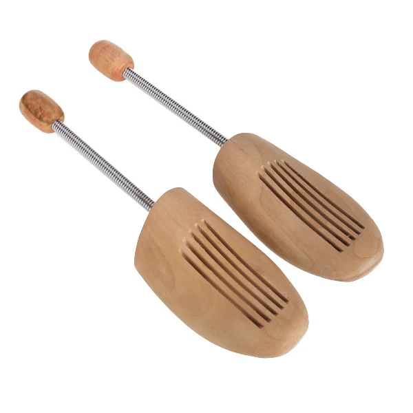 2 Pcs Wooden Shoe Stretcher Shoe Trees,Adjustable Length & Width for Men and Women