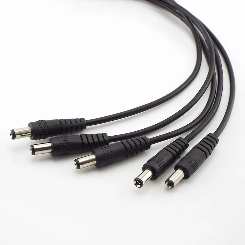 12V 3A DC Male to Male Power Supply Cord Cable 5.5 x 2.1mm Male CCTV Adapter Connector 0.5M/1M/2M dc connectors