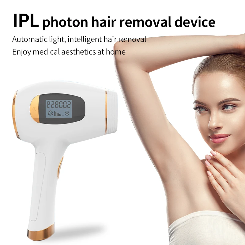 Máquina da Remoção do Cabelo do Laser do Ipl Ponto de Gelo Pisca Depilação Permanente Biquíni Rosto Elétrico Depilador 2in1 999999 1 Cheap Depiladores