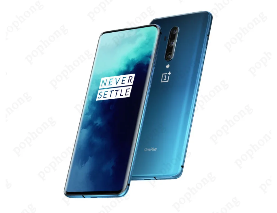 6,67 дюймов, OnePlus 7T Pro, глобальная ПЗУ, мобильный телефон Snapdragon 855 Plus, Восьмиядерный, 48мп, тройная камера, разблокировка экрана