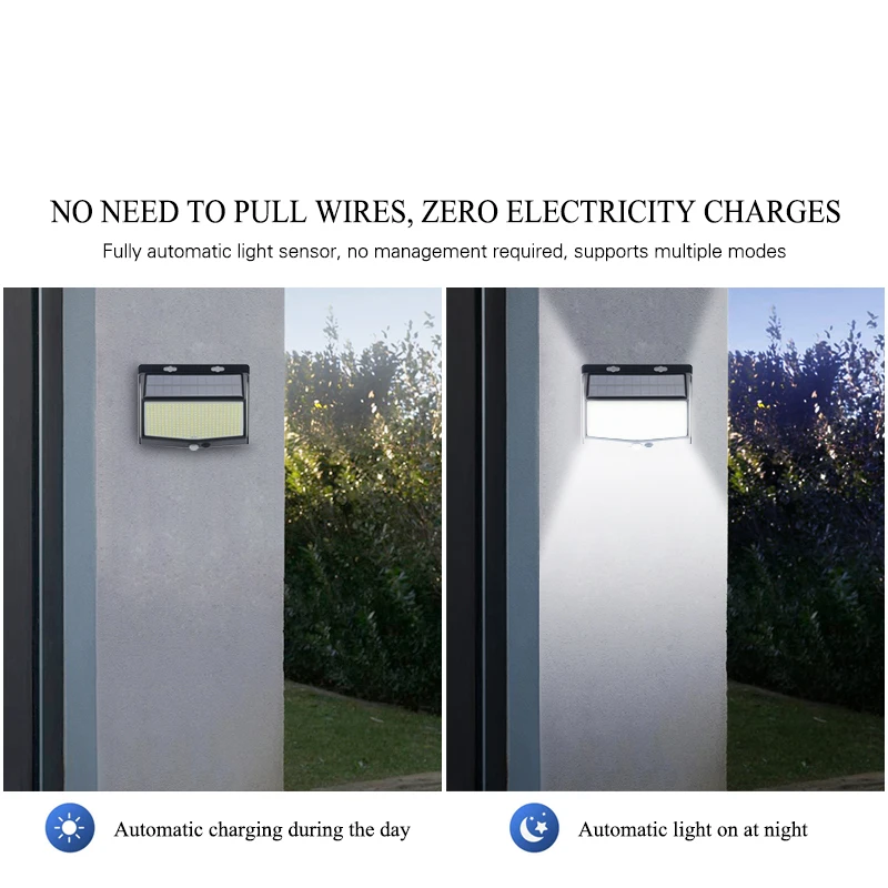 468 LED Solar Light Human Body Sensor 288 Solar Lamp IP65 Outdoor Light automatic adjust brightness Garden Street Light 2 468 LED Solar Light Human Body Sensor 288 Solar Lamp IP65 Outdoor Light automatic adjust brightness Garden Street Light 2