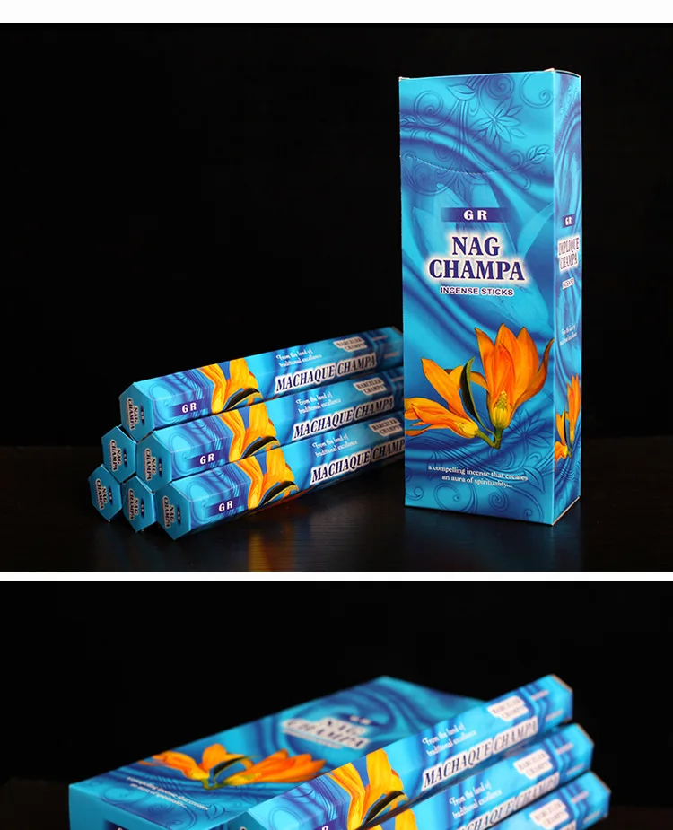 Nag Champa палочка для благовоний ручной работы Индийские ароматические палочки для гостиной ароматы для домашнего аромата оптом бытовой подарок