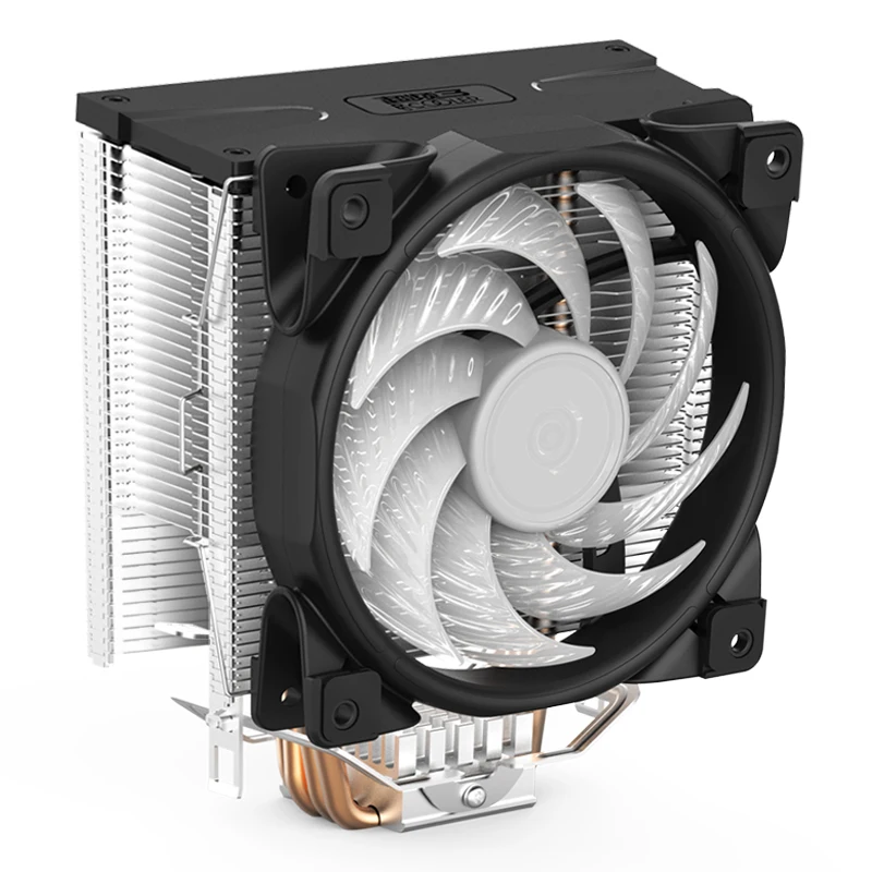 Pccooler X4 4 Heatpipe кулер для центрального процессора 12 см 12 В/4PIN RGB тихий вентилятор для Intel LGA 115x AMD AM4 120 мм cpu Радиатор Вентилятор охлаждения