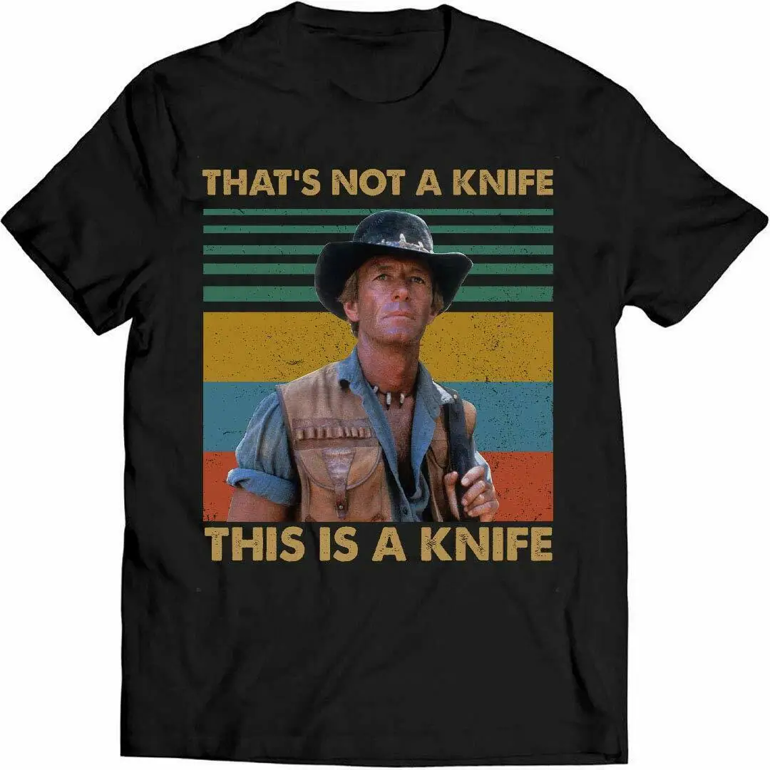 Thats Not A Knife Vintage T Shirt Crocodile Dundee AliExpress