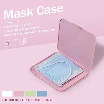 

caja mascarillas guardar 1PC Portable Mask Storage Bag Anti Pollution Dust-proof Lightweight Mask Case Not Including Face Mask