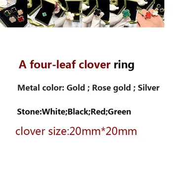 

1 Flower Ring Personality Fashion Romantic Shape Natural Shell Clover Jewelry Gift For Lovers 2020 new hot