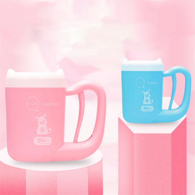 

Pet Cat Dog Foot Clean Cup Cleaning Tool Silicone Washing Brush Paw Washer French Bulldog Pug Supplies Pet Accessories