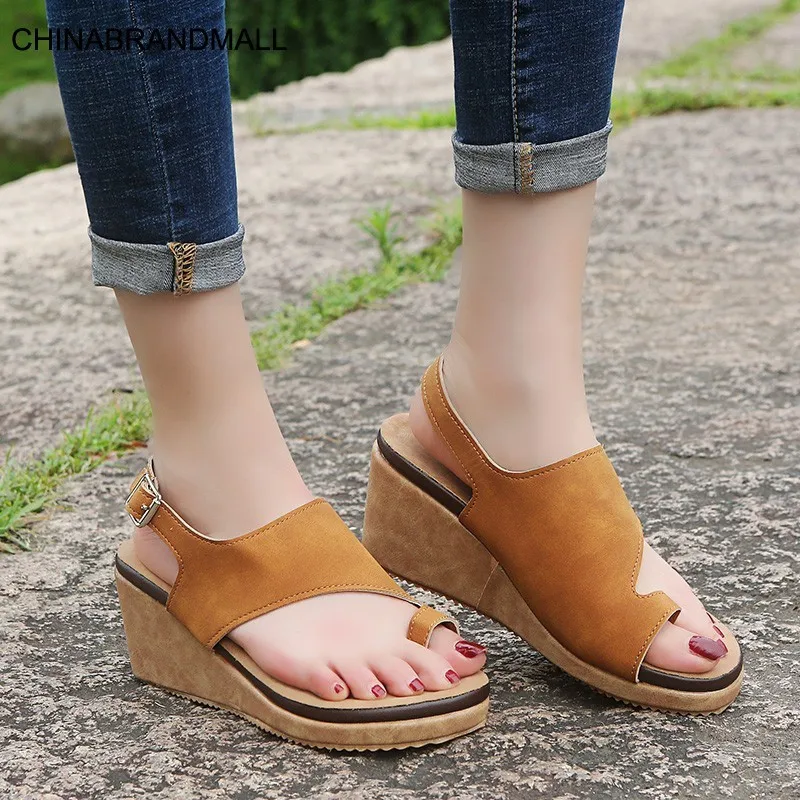 

Summer Sandals Women Shoes Casual Wedge Sandals Ladies Shoes Flip Flops Leopard Sexy High Heels Platform Sandalia Femme Plus 43