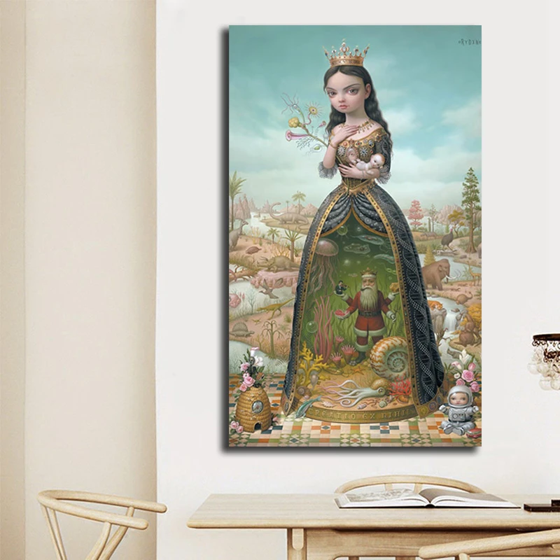 

The Creatrix By Mark Ryden Canvas Painting Print Bedroom Home Decoration Modern Wall Art Oil Painting Poster Picture Framework