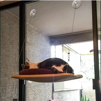 

Cat Bed Pet Hanging Beds Cat Sunny Window Seat Mount Pet Cat Hammock Safe Pet Bed Shelf Seat Beds With Suction Cup