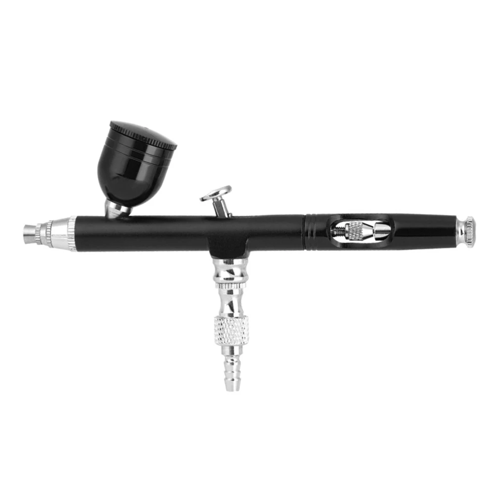 Airbrush Hopper Dual Action Gun Paint Spray Pen 0.3MM Nozzle 7CC 20CC 40CC With Cleaning Kit