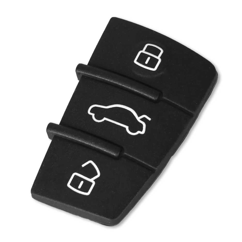 DANDKEY 3 кнопки Замена Pad резиновый дистанционный брелок для Audi A3 A4 A5 A6 A8 Q5 Q7 TT S LINE RS