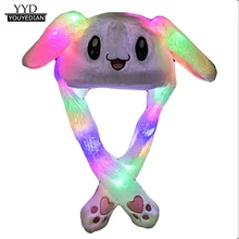 Модные зимние шляпы милые мужские и женские плюшевый светильник шапка с заячьими ушами обертывание теплая шапка мода Sombreros gorros Mujer Invierno