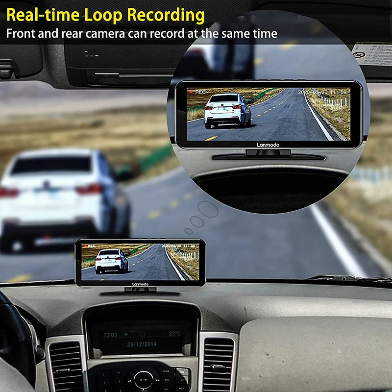 LANMODO ドライブレコーダー ダッシュカム (前カメラ+後カメラ) Amazon.co.jp: LANMODO ドライブレコーダー ダッシュカム (前