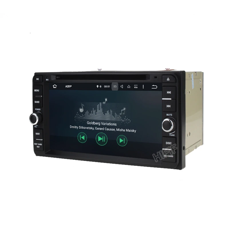 Best IPS 6 Core 4G+64G Card DVD Radio GPS Navi for Toyota Hilux Vio Old Camry Corolla Prado Rav4 Prado 2003-2008 Support DAB+ 4