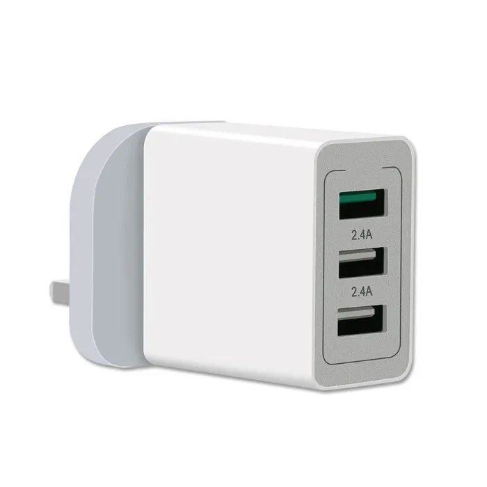 QC 3,0 настенное зарядное устройство Быстрая зарядка 3 порта USB адаптер питания US/EU/UK Plug PUO88