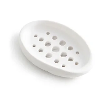 

Home Plate Drain Durable Clean And Dry Home Shower Storage Box Case Soap Holder Tray Silicone Waterfall Drain Accessories