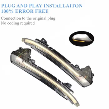 

Dynamic FlashingSide Mirror Blinker Led Turn Signal Light For Audi A6 C7 C7.5 RS6 S6 4G 2013 2014 2015 2016 2017 2018