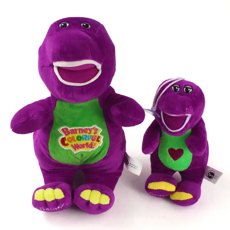 Dinossauro roxo barney crianças boneca de pelúcia brinquedo de pelúcia  presente de aniversário