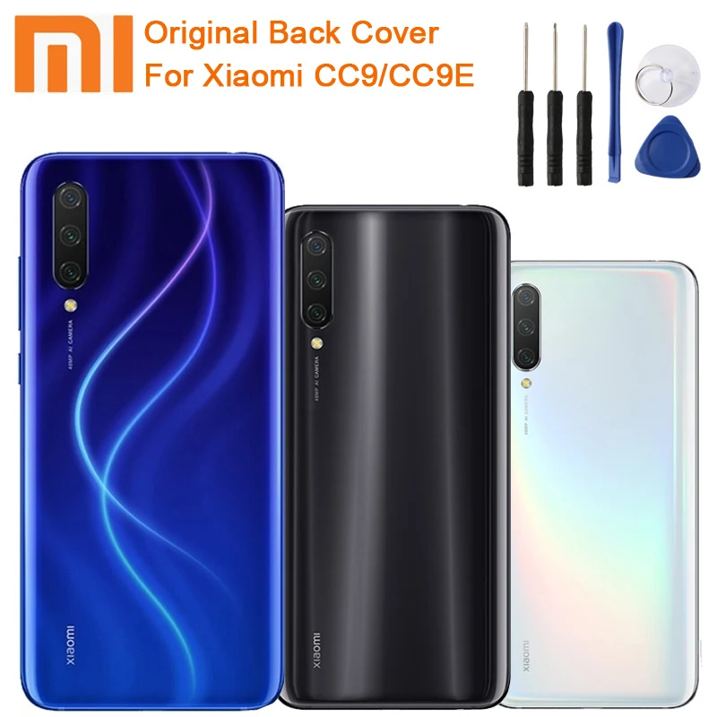 Стеклянный Аккумулятор для задней панели для Xiaomi mi CC9 mi 9 Lite mi CC9E Корпус задняя крышка для телефона чехол для задней панели+ инструмент