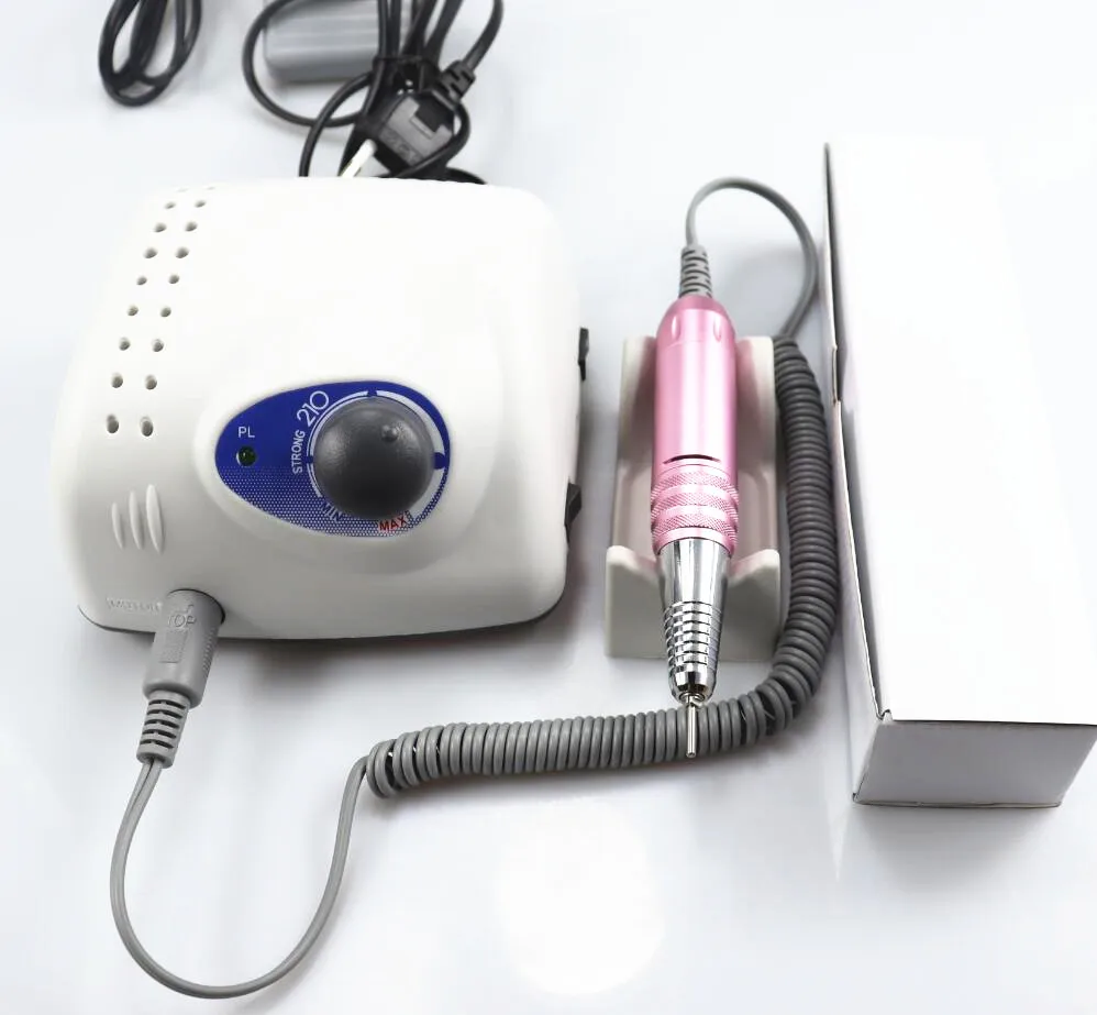 35000RPM STRONG 210 Micromotor Handpiece &  Control Box Electric Nail Drill Machine Manicure Nail Art Equipment 5