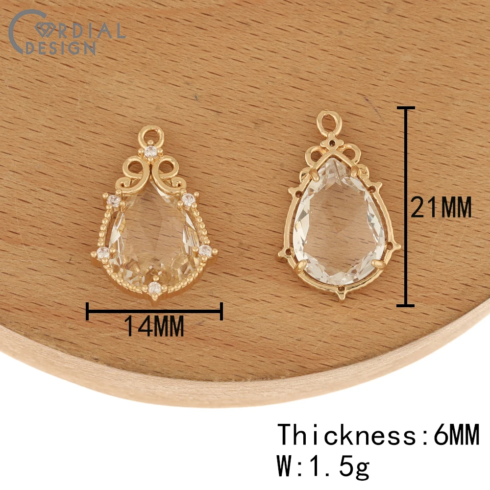 Cordial Design 50Pcs DIY Making/Crystal Pendant/Hand Made/Jewelry Accessories/Drop Shape/Charms/Jewelry Findings & Components 15 Cordial Design 50Pcs DIY Making/Crystal Pendant/Hand Made/Jewelry Accessories/Drop Shape/Charms/Jewelry Findings & Components - cordial