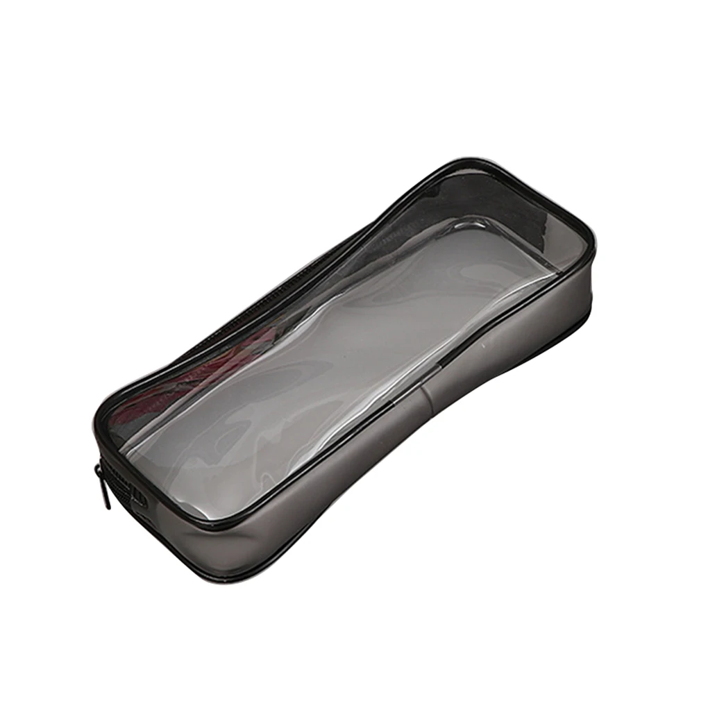 NO.2 PVC Pen Bag Pencil Clear Case Cosmetic Bag Large Capacity Bag With Zipper Stationery Cosmetic Storage Convenient Student Pen Bag - Цвет: NO.2