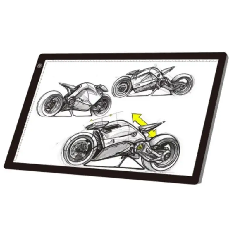 

USB A2 LED Artist Tattoo Stencil Board Light Tracing Drawing Board Thin Pad Kit