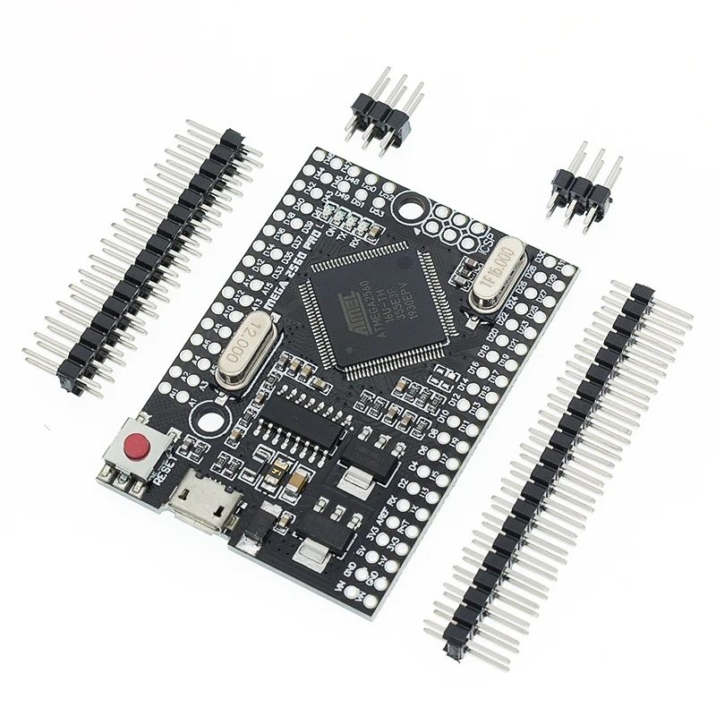 Мега 2560 PRO встраивание CH340G/ATMEGA2560 16AU чип с штыревыми соединителями совместим Arduino