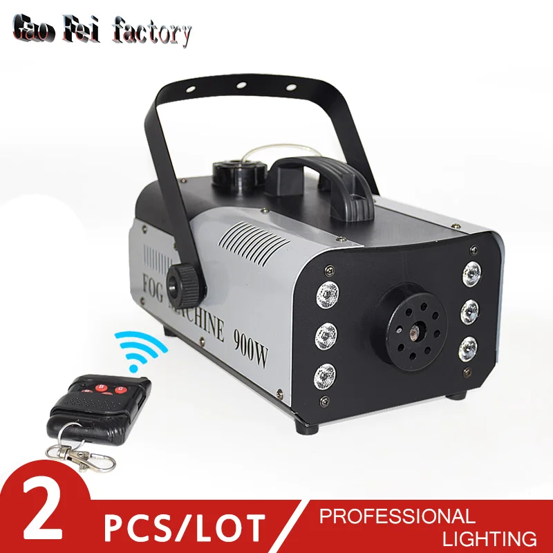 

900W Stage Fog Machine Smoke Machine Disco Equipment for Party Lighting (2pcs/lot)