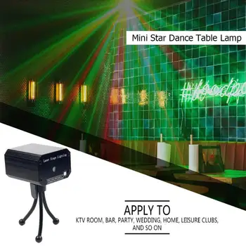 

Mini Laser Projector Stage Light Voice-activated Car KTV Party Club Light